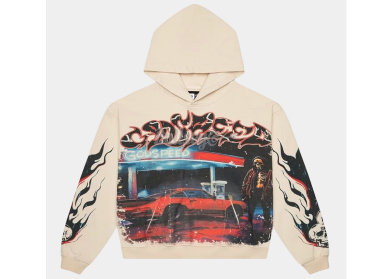 Godspeed Pitstop Hoodie Bone