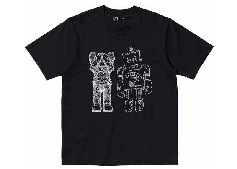 KAWS x Uniqlo Warhol UT Graphic 476351 T-shirt Black