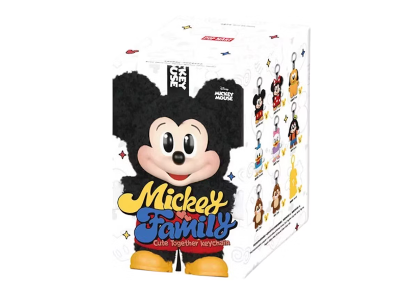 Pop Mart Disney Mickey Family Together Series Plush Keychain Single Blind Box