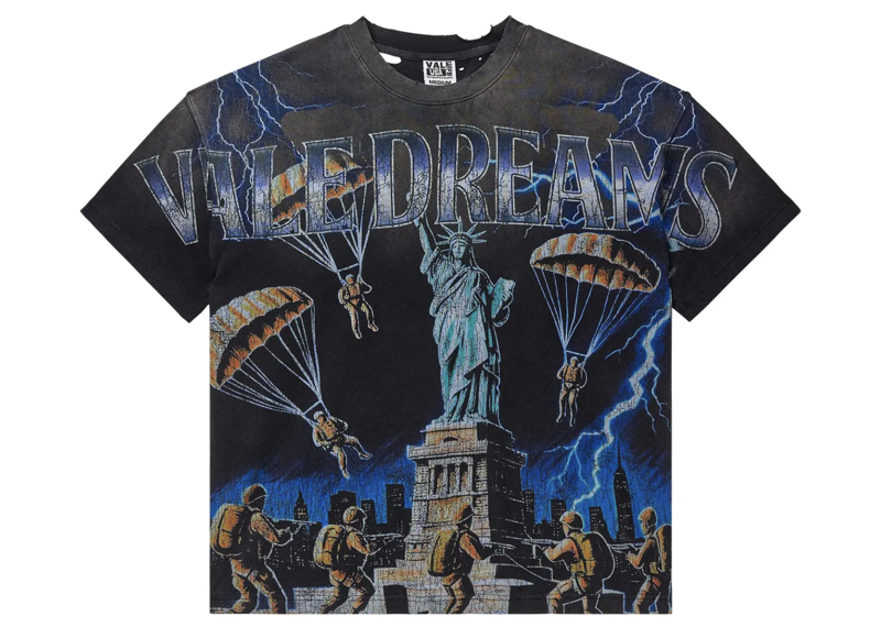 Vale Forever Nyc Invasion Big Tee Black