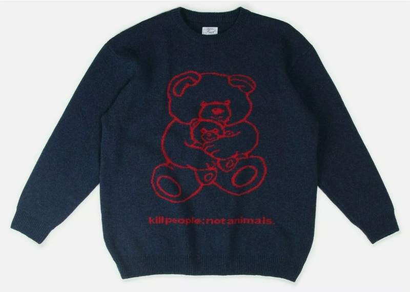 Fuct Not Animals Sweater Navy