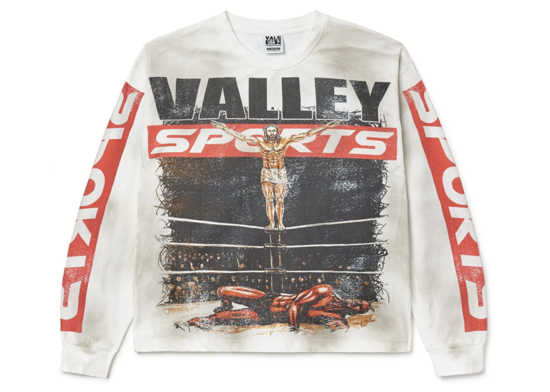 VALE Jesus Hardy L/S Tee White
