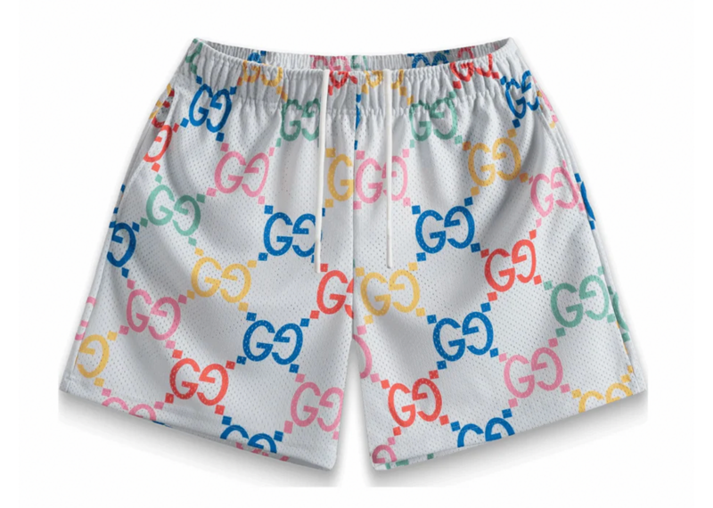 Bravest Studios Shorts Mega GG White/Rainbow