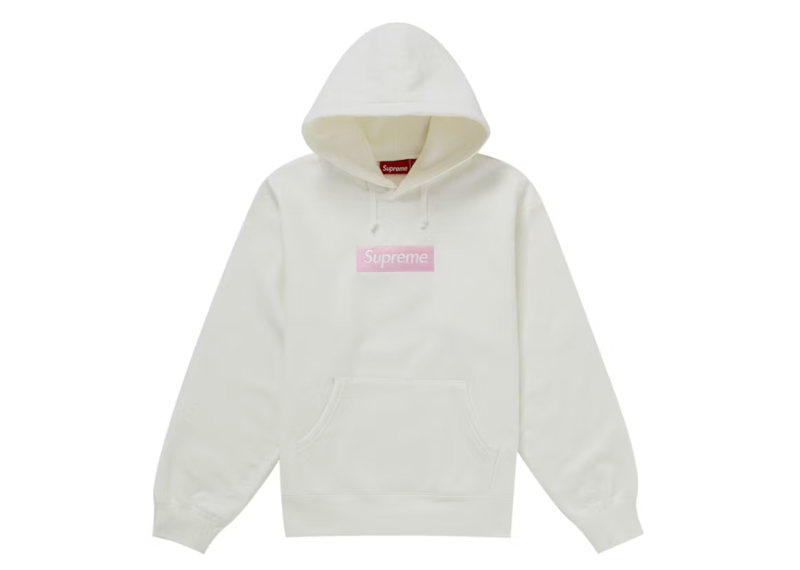 Supreme Box Logo Hooded Sweatshirt (FW25) White