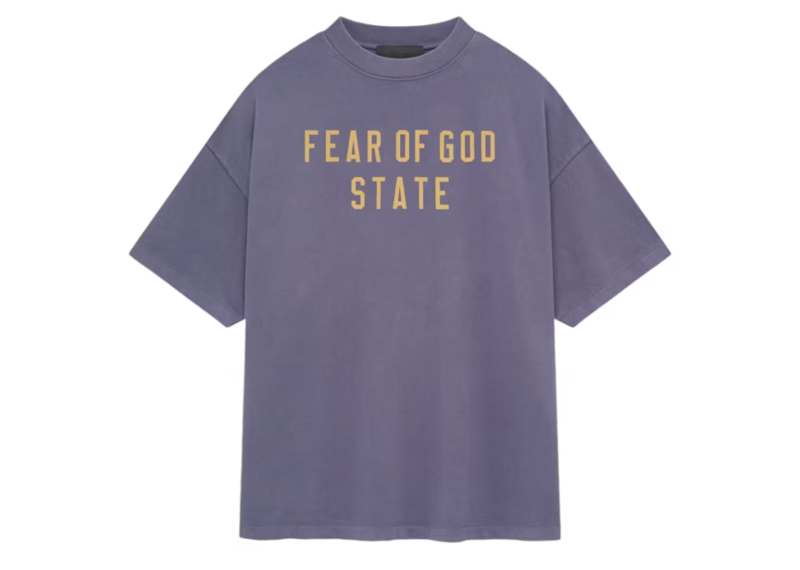 Fear of God Essentials Heavy Crewneck Tee Lavender