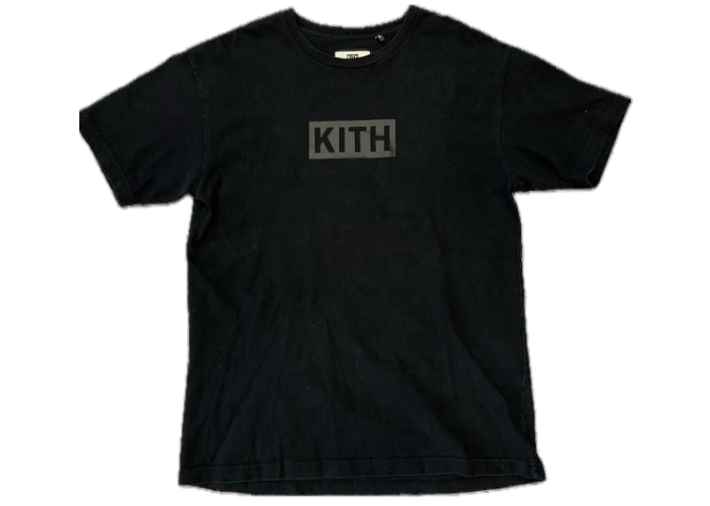 KITH CLASSIC LOGO TEE Black/Black