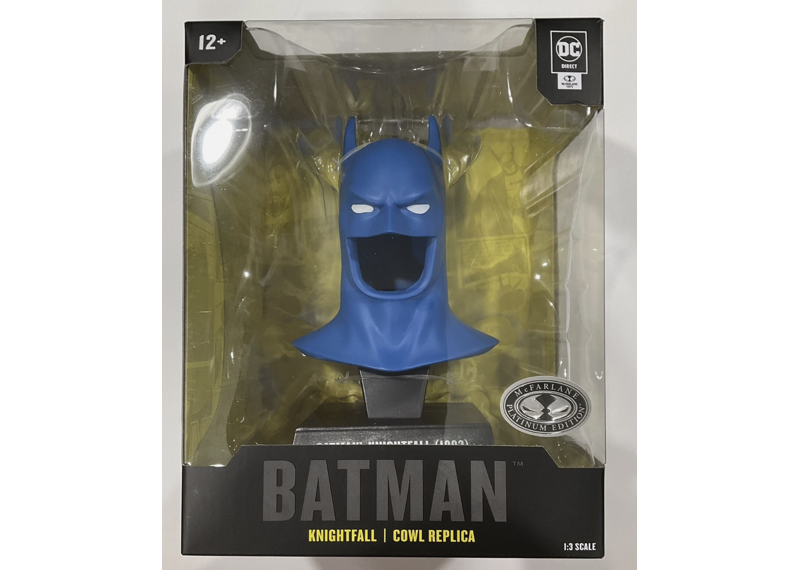McFarlane DC Direct Batman Knightfall 1993 Cowl Replica 1:3 Scale Platinum Chase