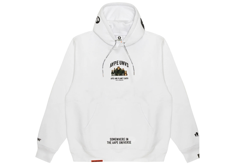 Aape AAPER Hoodie White
