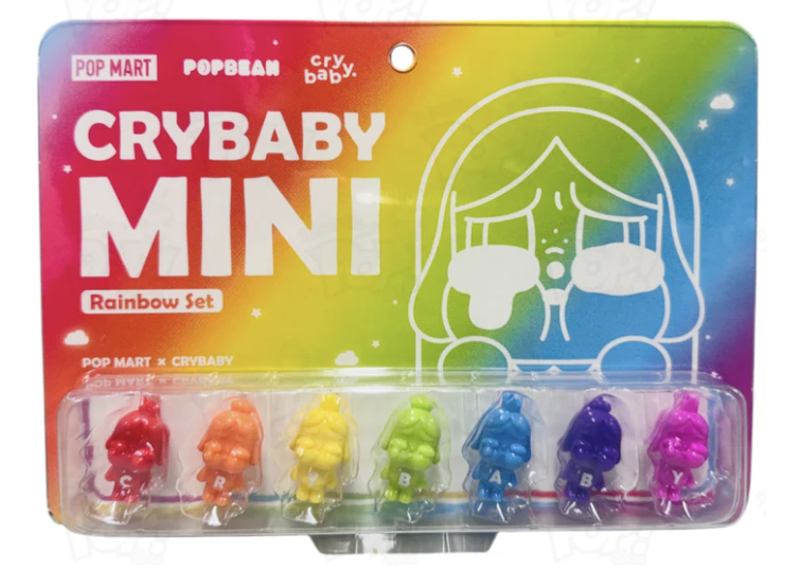 Popmart Crybaby Mini Rainbow Set