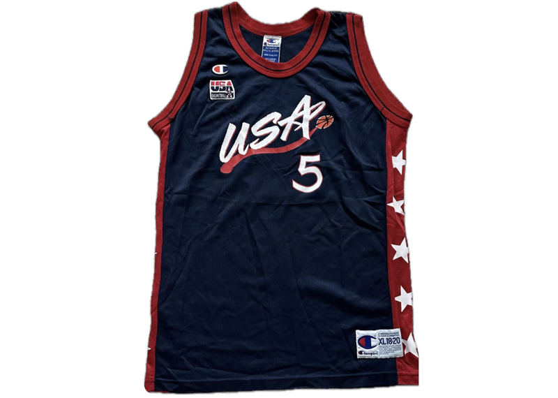 Grant Hill Dream Team USA Champion 5 Youth Vintage Jersey