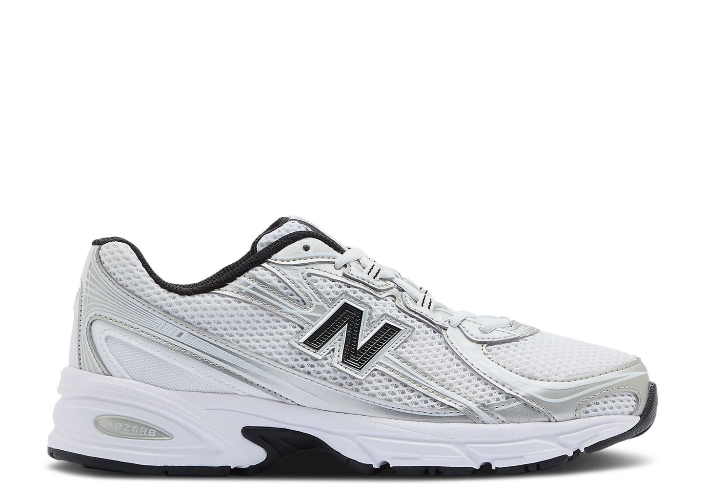 740v2 White Silver Metallic Black