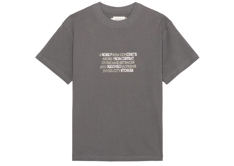 Rose From Concrete Honor The Gift Tee Grey