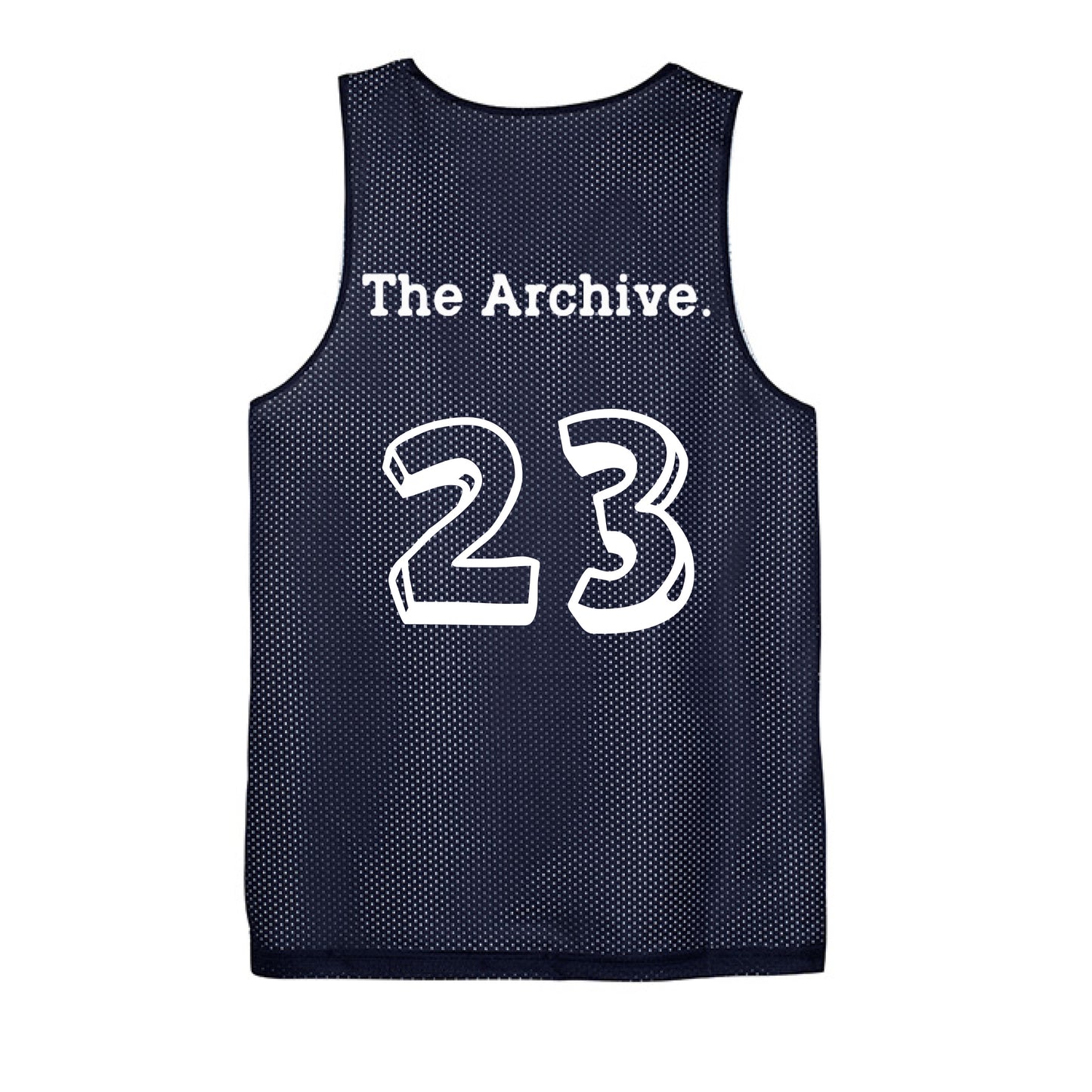 NAVY/WHITE - BACK
