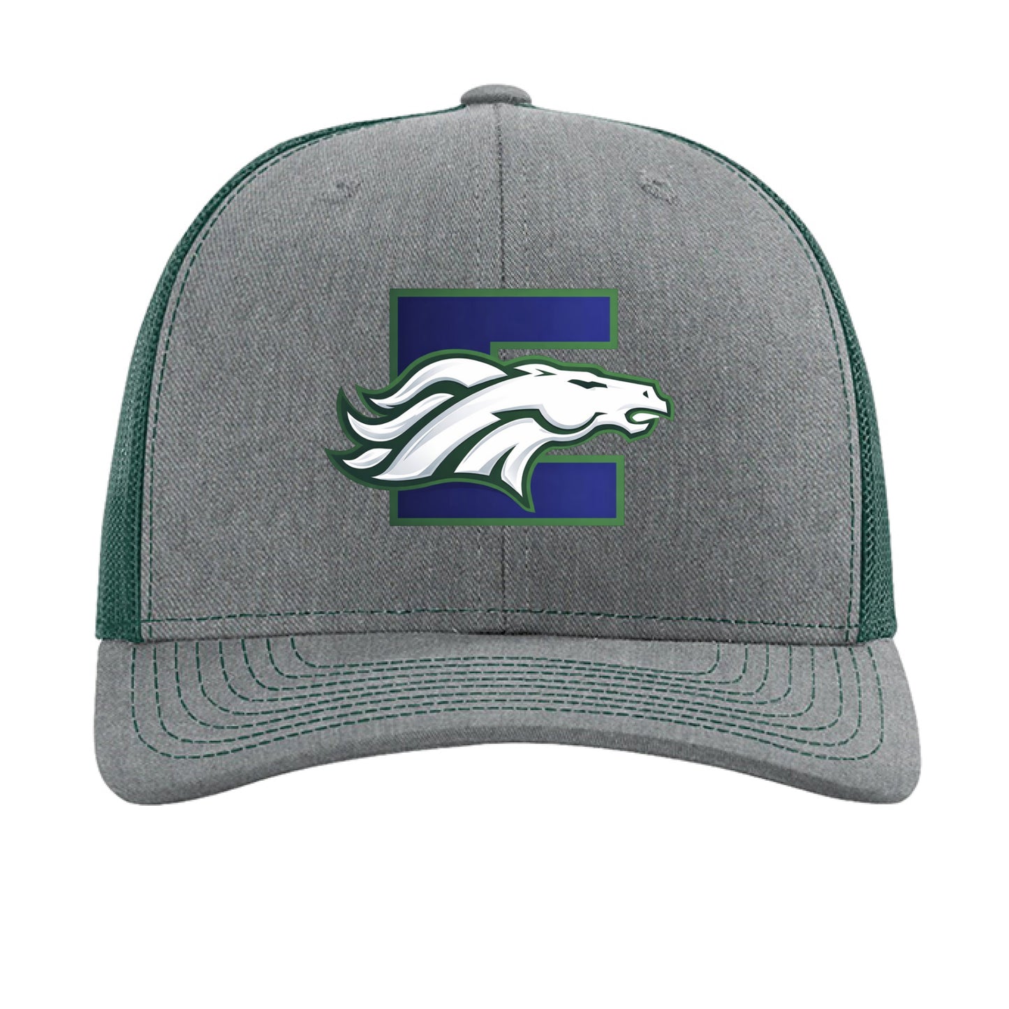 Heather Grey/ Dark Green - FRONT