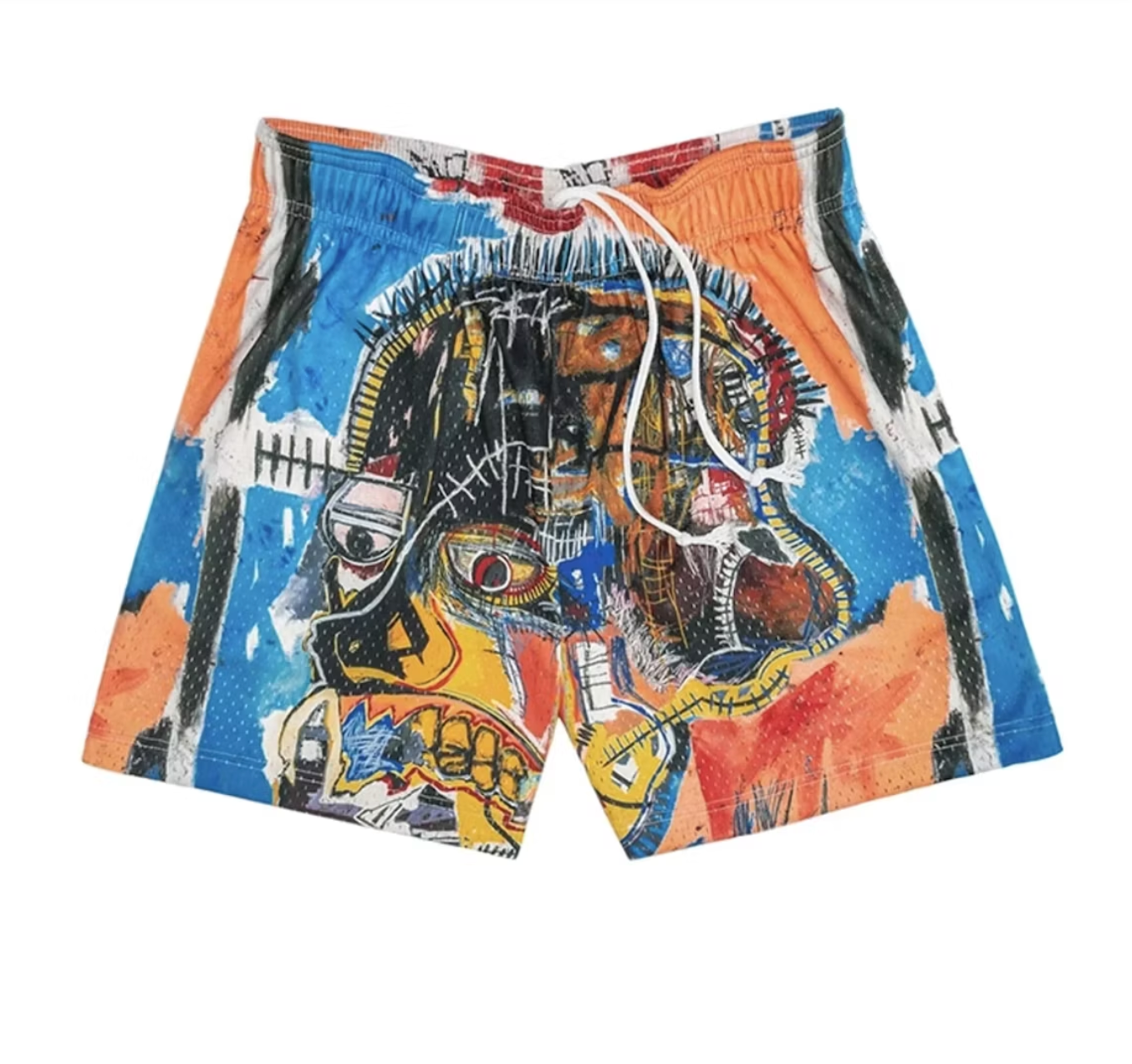 Bravest Studios Shorts Jean Michel Basquiat Orange