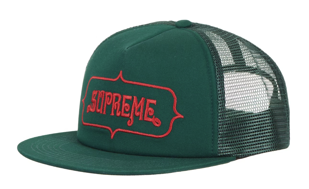 Supreme Highest Mesh Back 5-Panel Hat Green