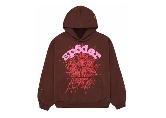 Sp5der Web Hoodie Brown