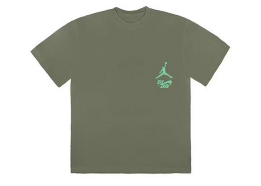 Travis Scott Jordan Cactus Jack Highest T Shirt Olive