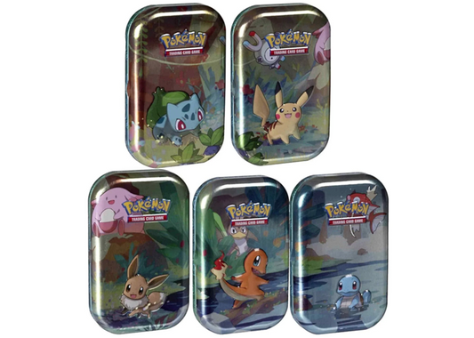 Pokemon TCG Sun and Moon Kanto Friends Mini Collectible Tin
