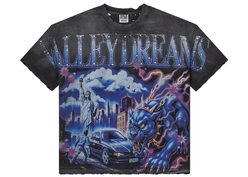 Vale Forever Monster Big Tee Black