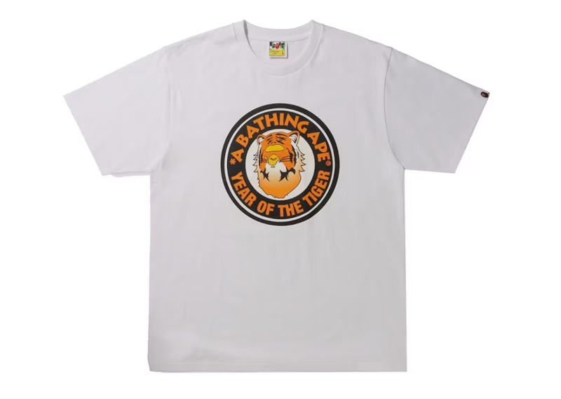 BAPE Year of the Tiger Tee White