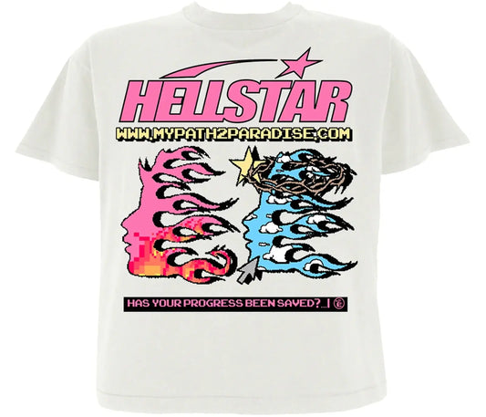 Hellstar Pixel T-Shirt White