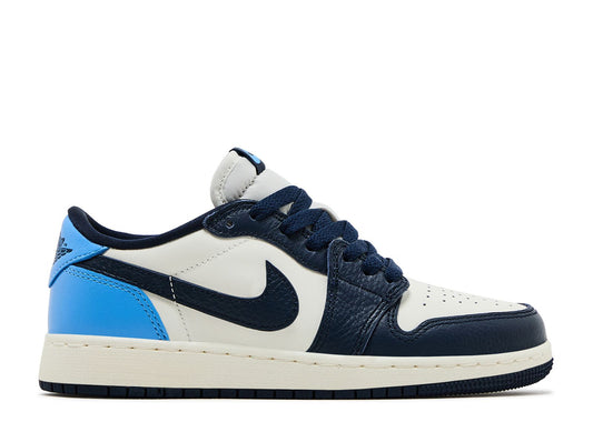Air Jordan 1 Retro Low OG GS Obsidian UNC