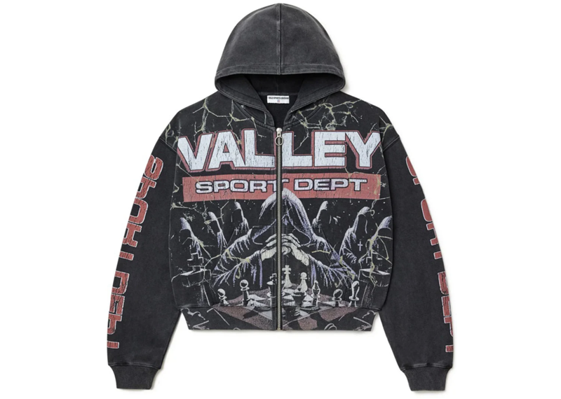 Vale Mastermind Zip Up Hoodie Black