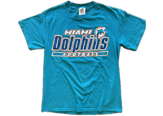 Miami Dolphins Football Logo Athletic Tag Vintage Tee