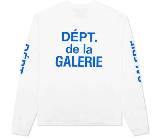 Gallery Dept. French Collector L/S Tee White Blue