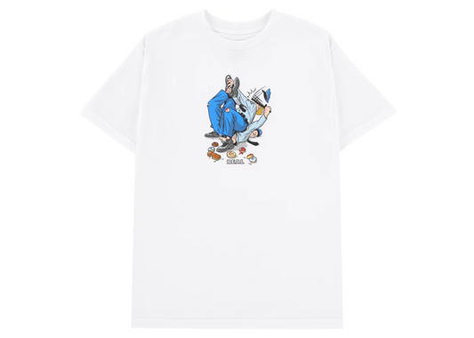 Real Skateboards Double Duty Tee White