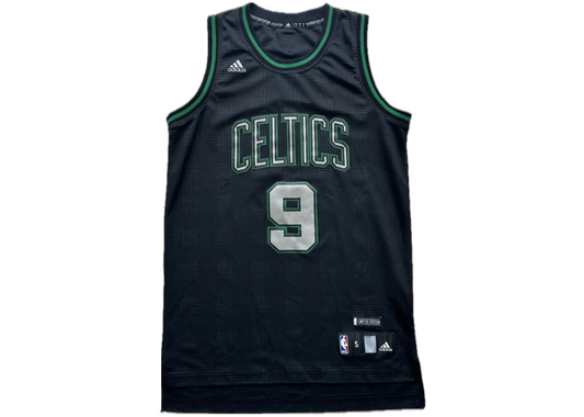 Adidas Limited Edition Boston Celtics Rajon Rondo Jersey Black Plaid