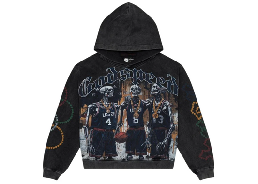 Godspeed Dream Team Hoodie Washed Black