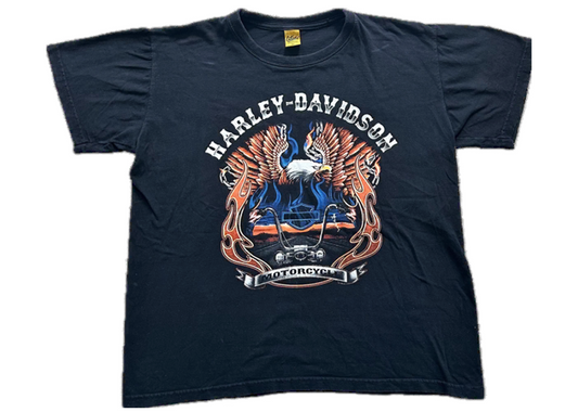 Harley Davidson Colombian Bootleg Tee Black