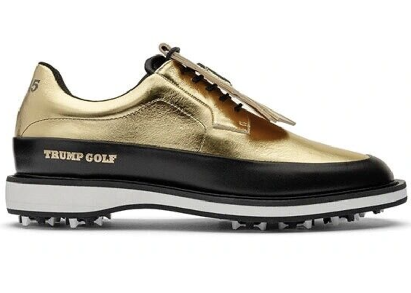 Donald Trump Presidential Gold Golf Shoes LE