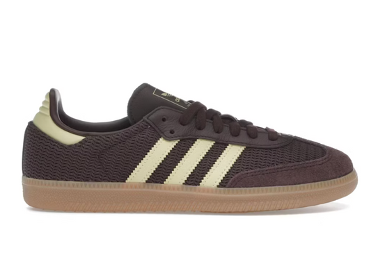 adidas Samba OG Shadow Brown Powder Yellow (Womens)