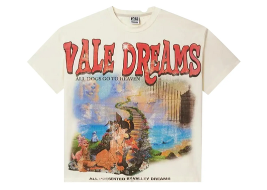 Vale Forever All Dogs Go To Heaven Tee Cream