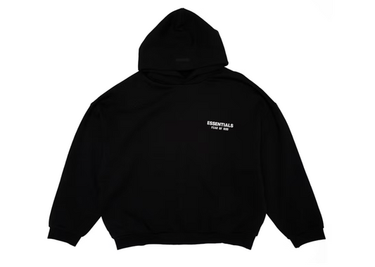 Fear of God Essentials Fleece Hoodie (FW24) Black