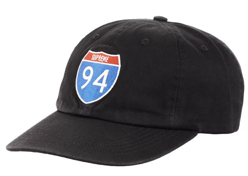 Supreme Interstate 6-Panel Black