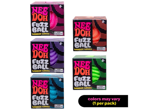 NeeDoh Fuzz Ball Wonder Waves (1 Random Color)