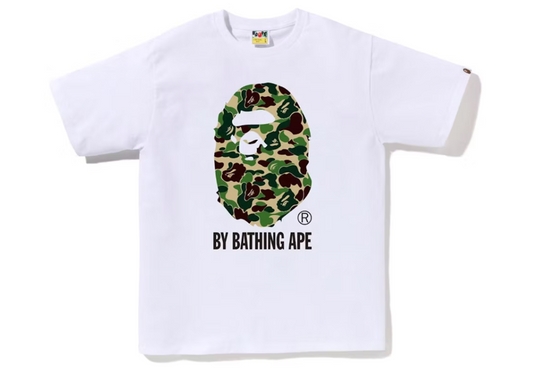 BAPE ABC Camo By Bathing Ape Tee White/Green