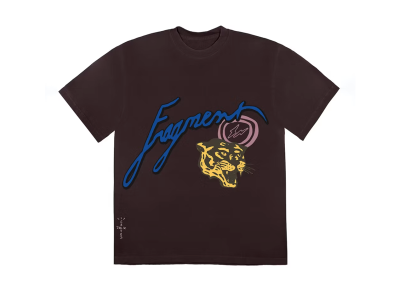 Travis Scott Cactus Jack For Fragment Icons Tee Brown