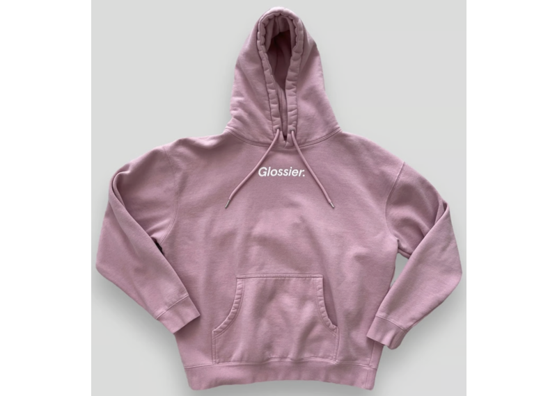Glossier Original Pink Hoodie