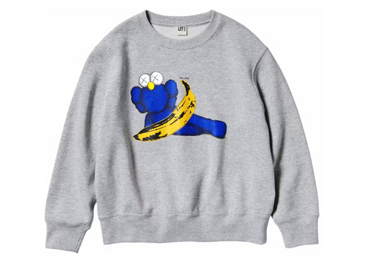 KAWS x Uniqlo Warhol Graphic 472951 Sweatshirt Gray