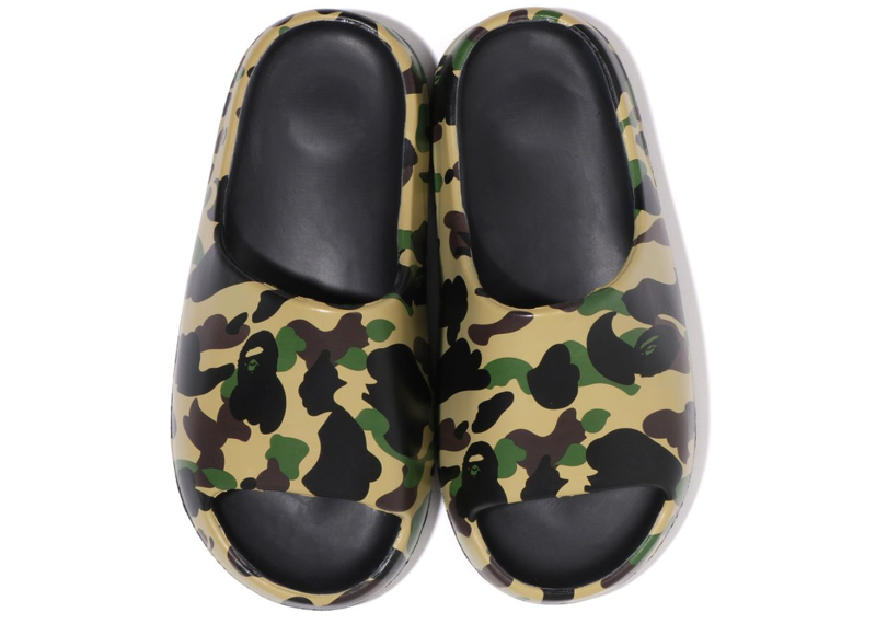 Bape Slides Yellow 1st Camo