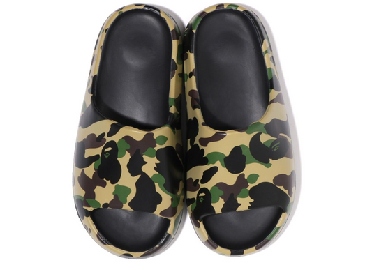 Bape Slides Yellow 1st Camo