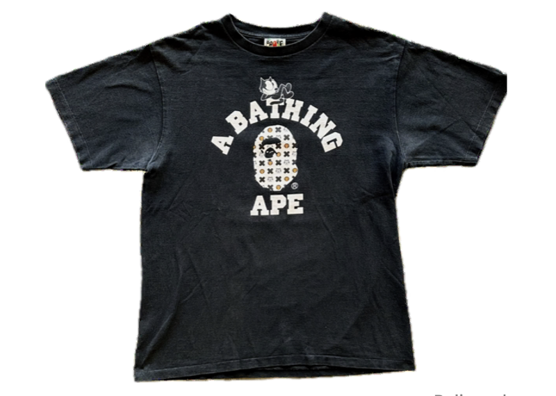 A Bathing Ape Bape X Felix The Cat College Tee