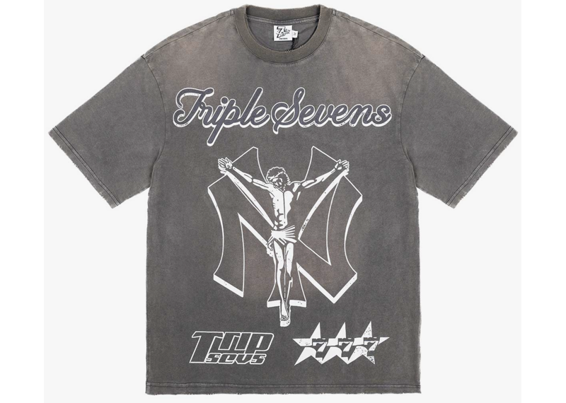 Triple Sevens NY Savior Tee Grey