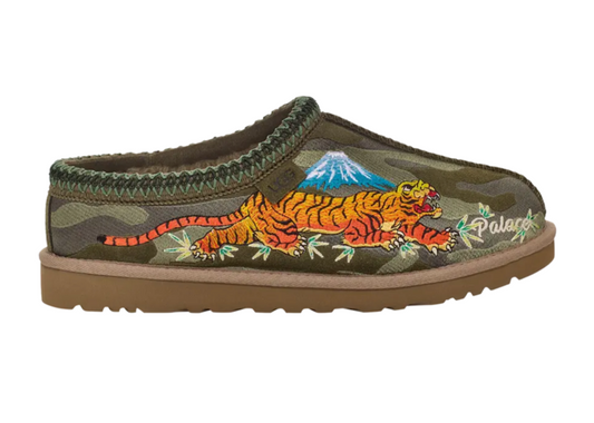 Palace x Tasman Slipper Burnt Olive Camo