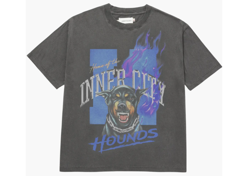 Inner City Hounds Cotton Graphic T-Shirt